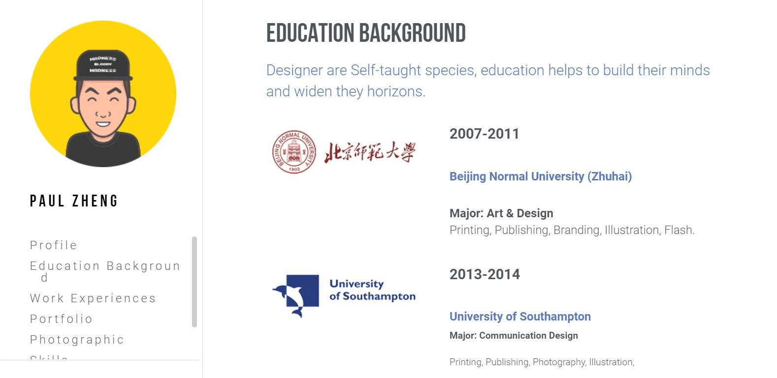 圖片取自Strikingly用戶網站 圖片取自Strikingly用戶網站